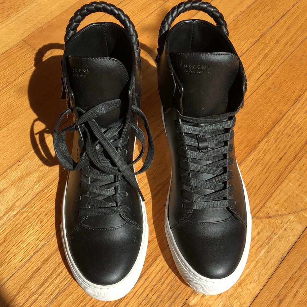 Buscemi 125MM Weave Black Sneakers